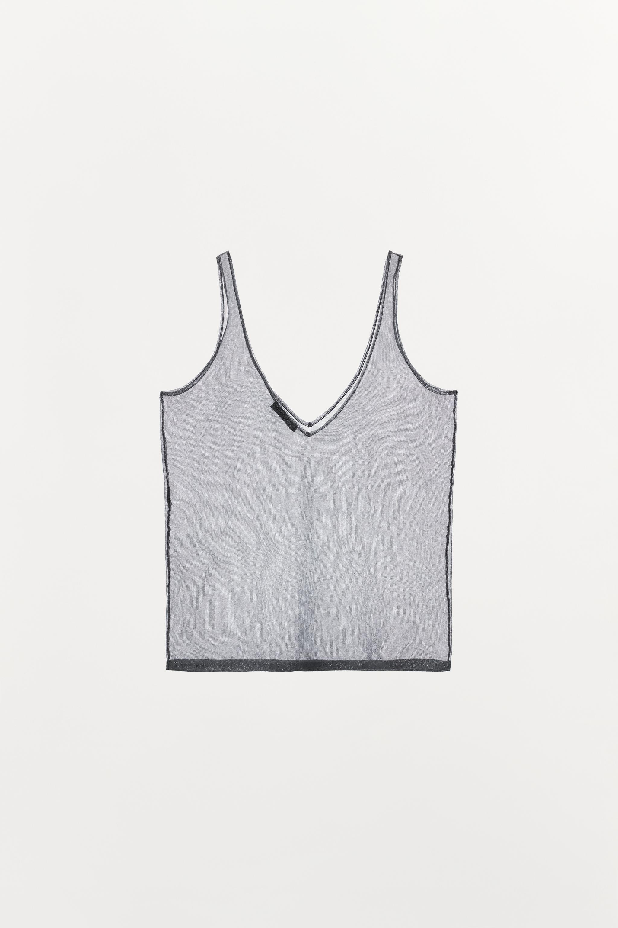 METALLIC THREAD CAMISOLE